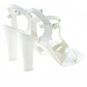 Women sandals 1239 patent white
