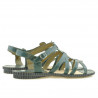Women sandals 595 green